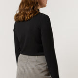 Chandail Lydia en tricot noir