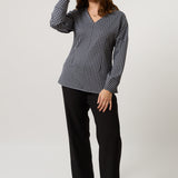 Pantalon Antonia pleine longueur en twill
