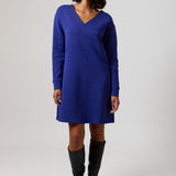 Robe Maggie en ponte bleu