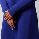 Robe Maggie en ponte bleu