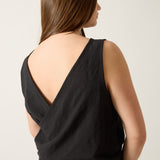 Haut Gaby effet lin noir