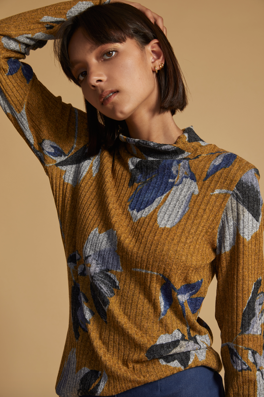 Haut Sammy tricot imprimé