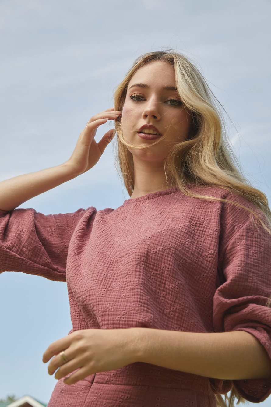 Haut Emma broderie anglaise