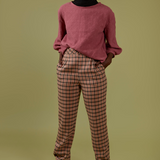 Pantalon Audrey plaid