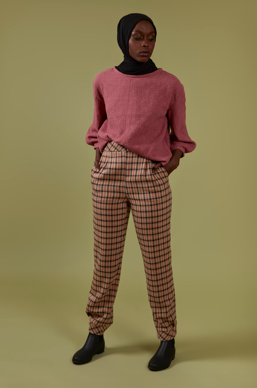 Pantalon Audrey plaid