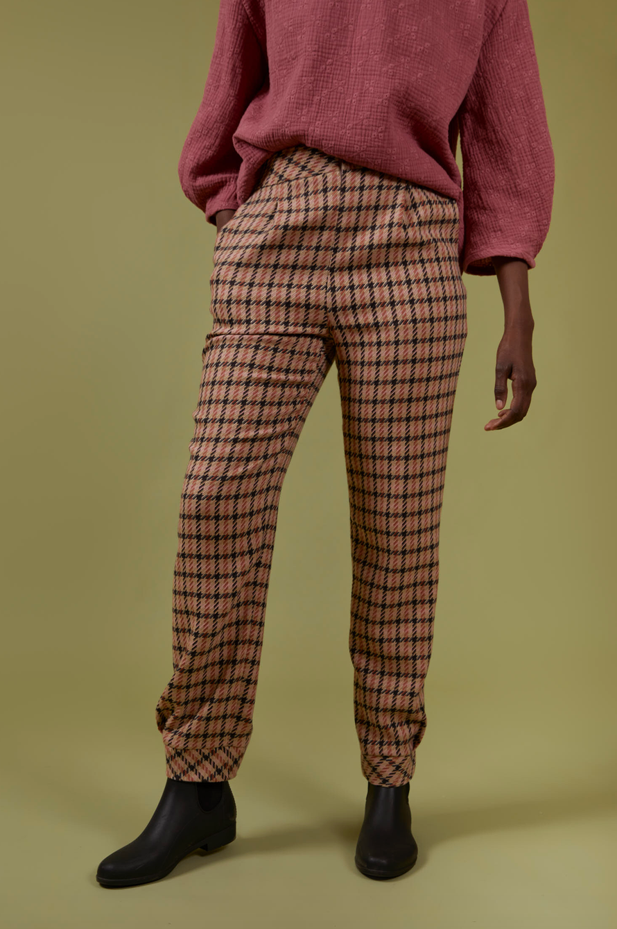 Pantalon Audrey plaid